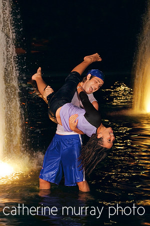 Playing in Fountain