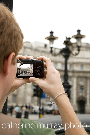 Young Man Photographing the Sites