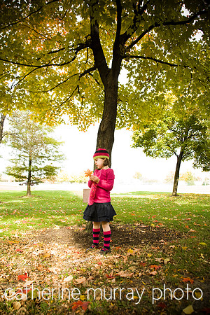 Five Year Old Under Tree
