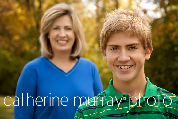 Mother and Son Smiling