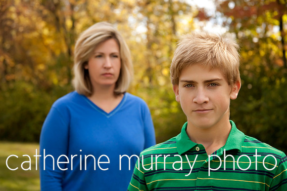 Mother and Son Frustrated