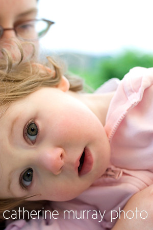 Quiet and Alert Child with Mom