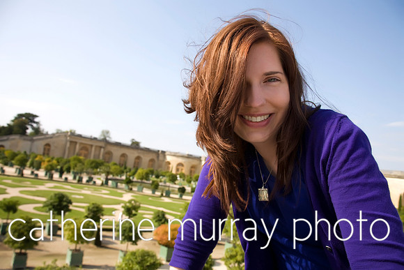 Woman Vacationing At Versailles