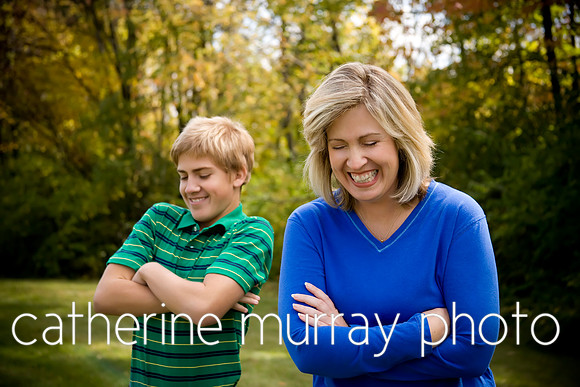 Mom & Son Laughing